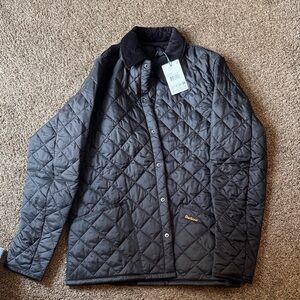 Barbour Dark Gray Quilted Men's Jacket (M) BRAND NEW / TAG ON